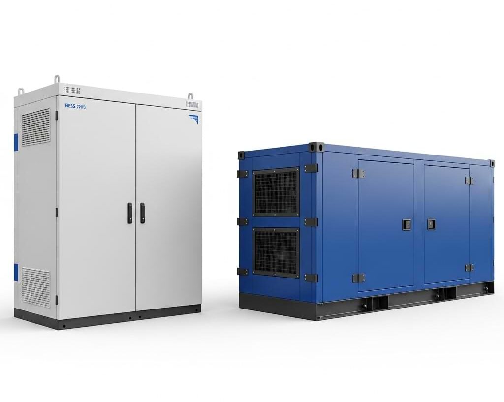 Baterie a kogenerační jednotka jako UPS