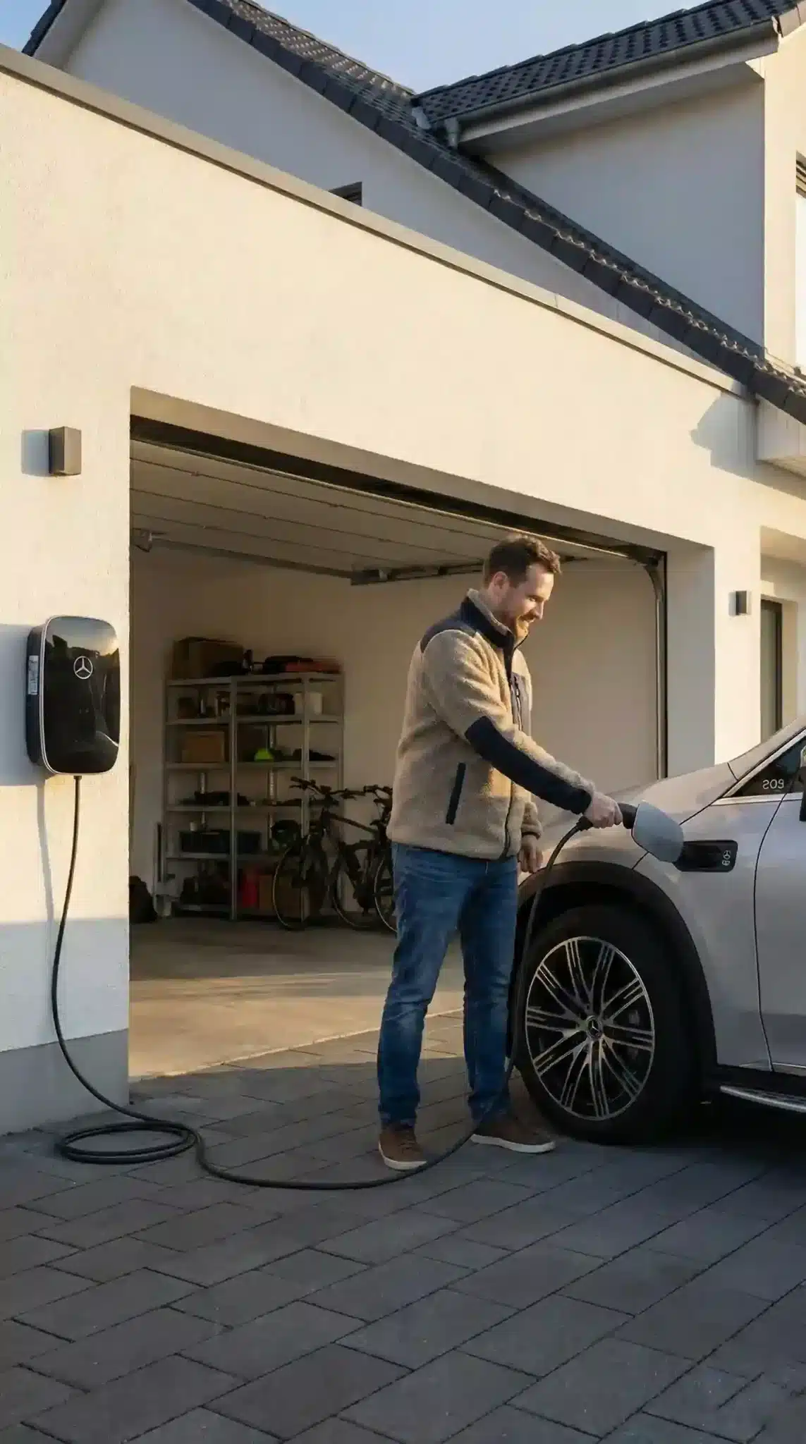 Mercedes SUV EV nabíjení