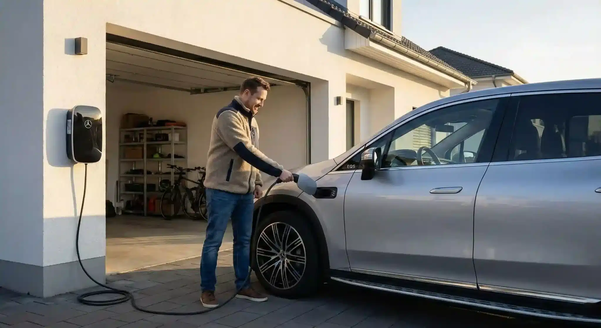 Mercedes SUV EV nabíjení